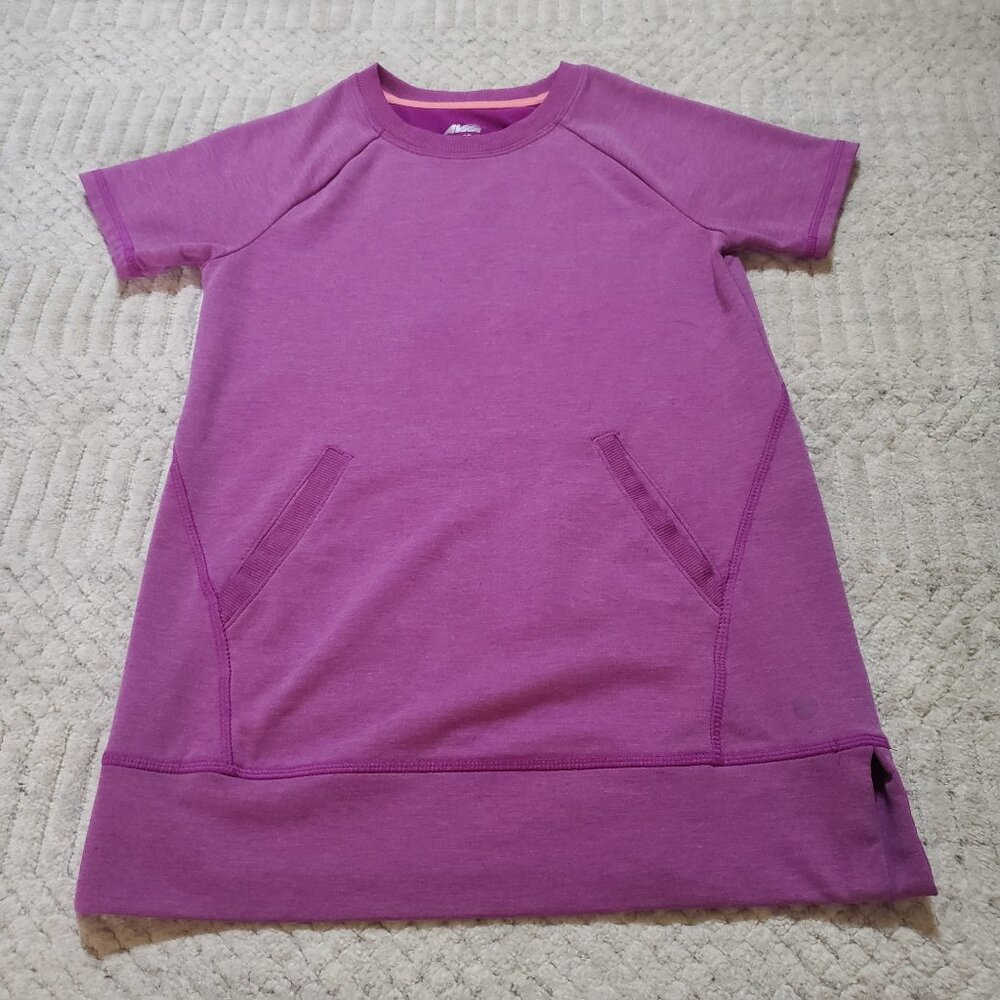 Avia Girls Purple Tunic Top with Pockets – Size M (7/8) - Picture 2 of 12